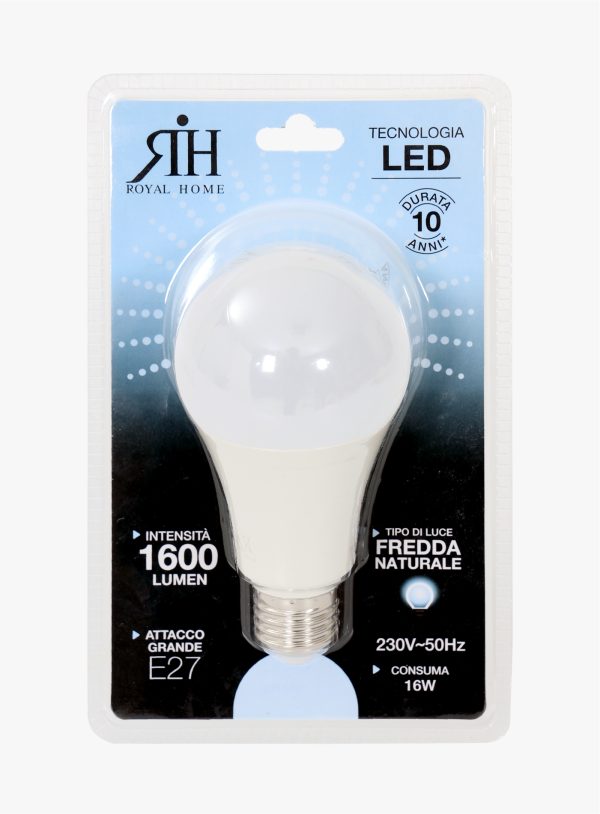 Lampadina led 110 watt a goccia fredda F