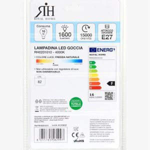 Lampadina led 110 watt a goccia fredda F