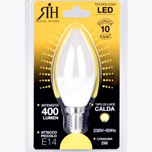 Lampadina led 35 watt a candela calda G