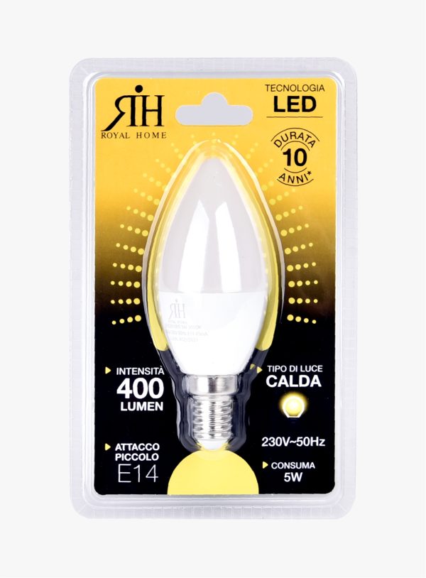 Lampadina led 35 watt a candela calda G